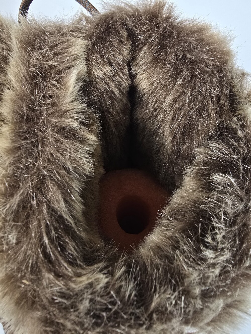 The North Face Women's Nupyse Purna Brown Faux Fur Trim LaceUp Winter Booots 8.5 - Picture 8 of 15